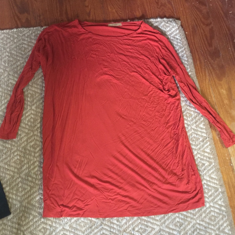 Burnt orange tunic